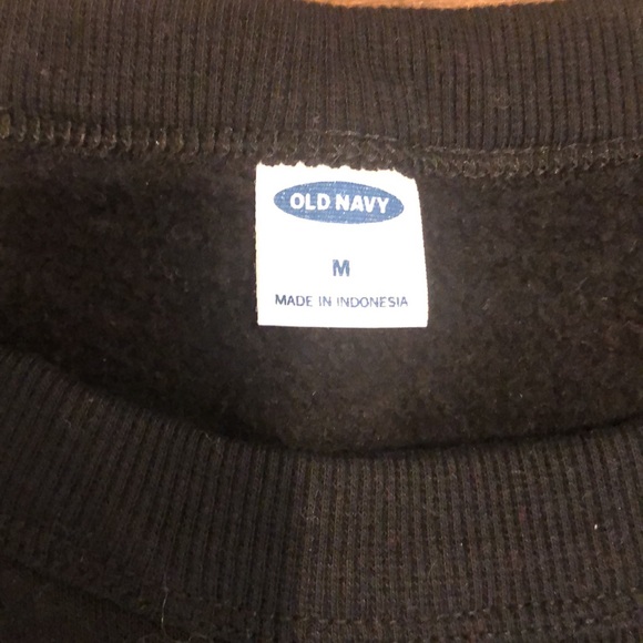 Old Navy - Black crew neck sweatshirt - Picture 2 of 3